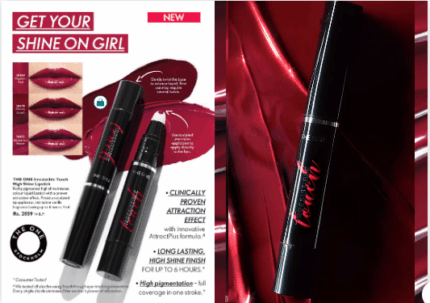 ORIFLAME  Irresistible Touch High Shine Lipstick