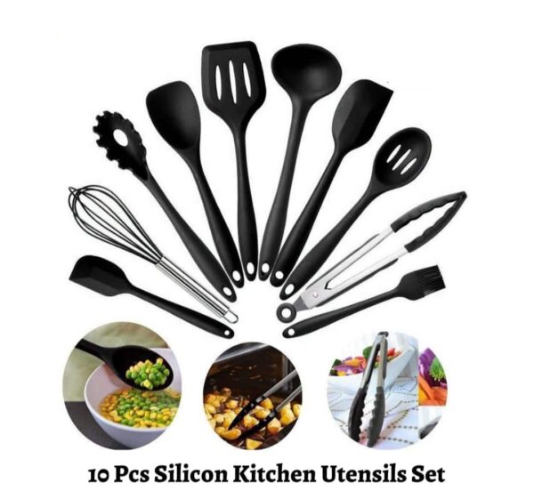 Kichen Utensils Set Silicon-10Pcs