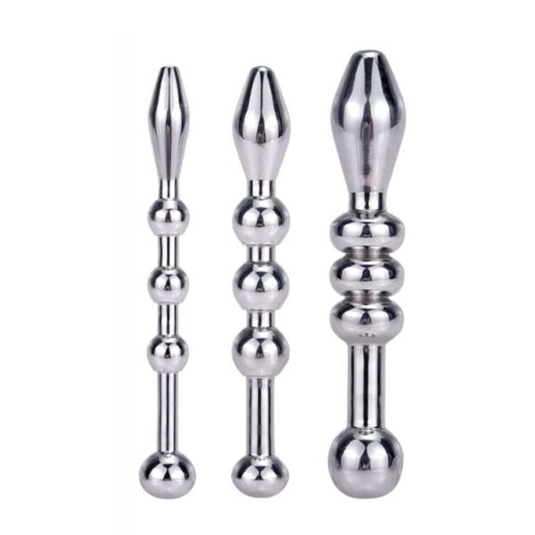 Aimitoy Sounding Urethral Sounds Set Stainless Steel Penis Dilator Small Cum Thru Hollow Penis Plug For Beginner