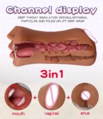 3-in-1 Realistic Mouth Pocket Pussy in Sri Lanka - Sex Toys Sri Lanka