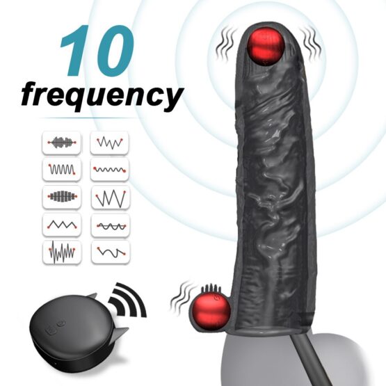 Sex Toys For Men Vibrating Penis Sleeve Strap On Dildo - Best Sex Toys Sri Lanka