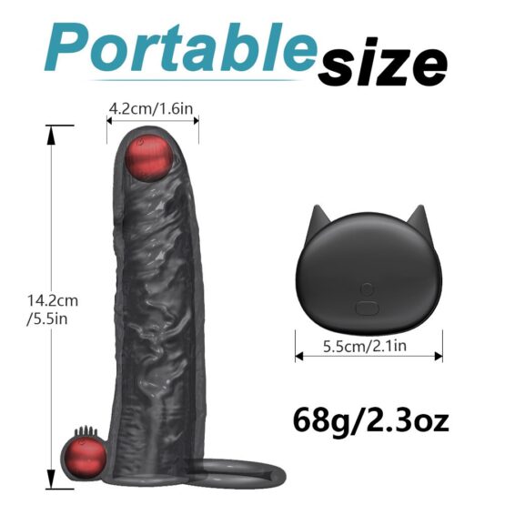 Sex Toys For Men Vibrating Penis Sleeve Strap On Dildo - Best Sex Toys in Sri Lanka