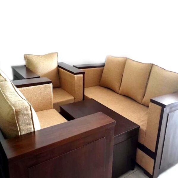 Living Room Set-3+2+1-Teak