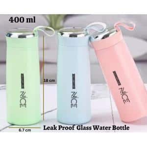 Glass Water Bottle-Leak Proof