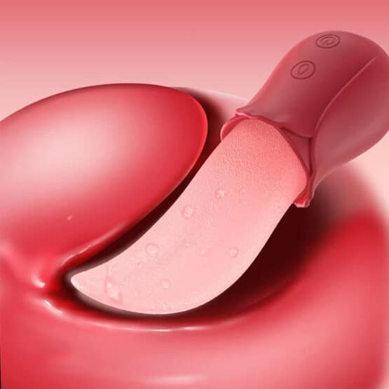 Rose Flower Clitoris Sucking Dildo Vibrator Tongue Brush Nipple Massager Pussy rose vibrator Sex Toys For Women - Best sex toys in Sri Lanka