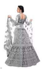 Embroidered Semi Stitched Lehenga Choli (Grey) - Buy Sex Toys Online Sri Lanka