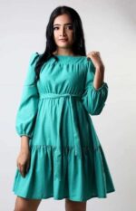 ALVIN DOUBLE FRILLED DRESS