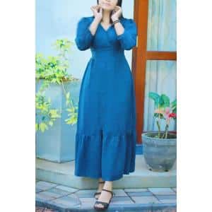 Ladies Cotton Tiered Dress