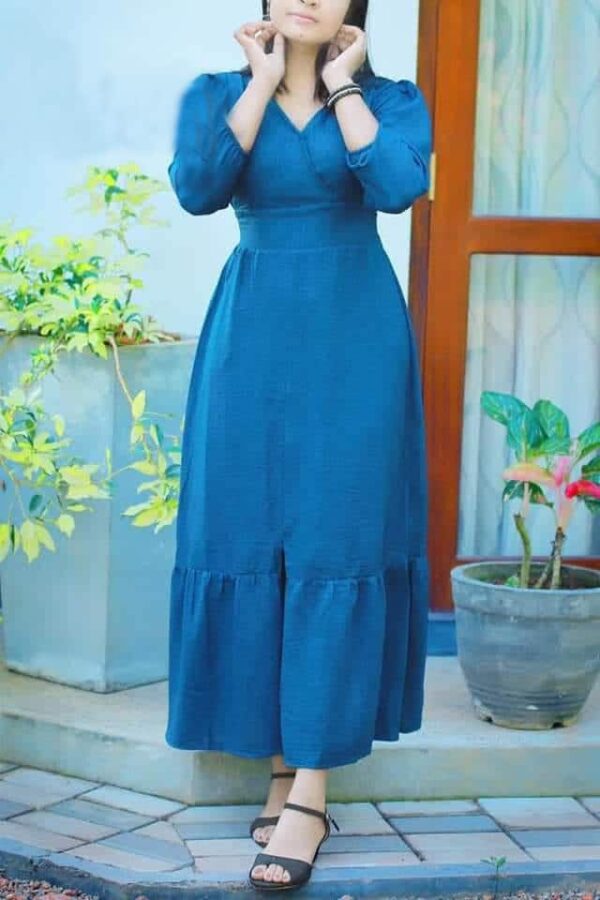 Ladies Cotton Tiered Dress