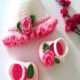 Crochet Hat & Shoes for baby girls - Stylish shoes in Sri Lanka at great prices