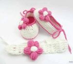 Crochet Baby Headband and Shoes in Sri Lanka - Affordable Prices