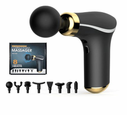 Professional 8 Heads Vibration Muscle Massage Gun