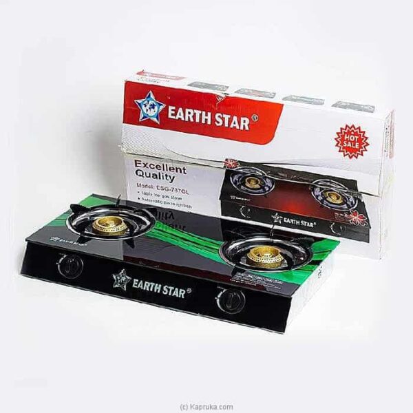 Gas Cooker Double Burner EARTH star 626 db Gas Stove