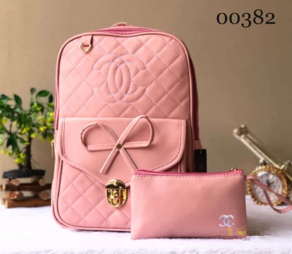 Ladies Backpack with Pouch