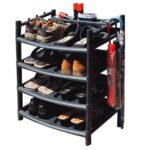 Shoe Rack Long Plastic 4 Layers - Image 4