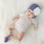 Crochet Hat & Shoes for baby girls - Stylish shoes in Sri Lanka with affordable prices.