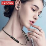 Bluetooth Lenovo HE05 Neckband Earphones Headphone - Image 3