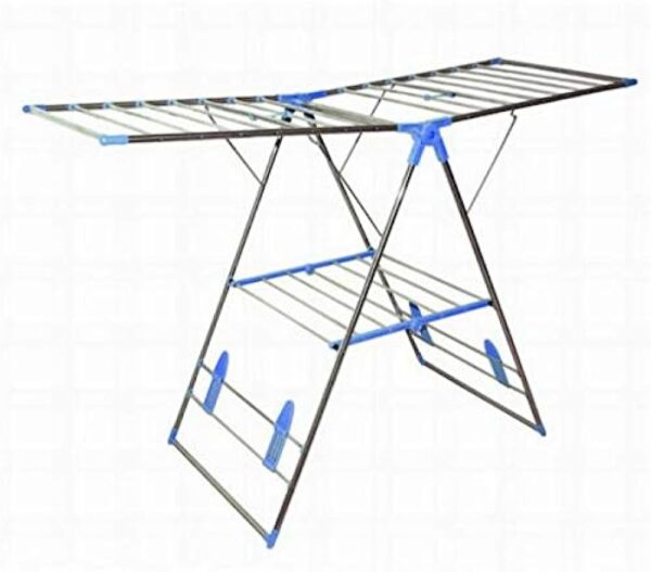 Clothes Drying Rack Steel and Plastic