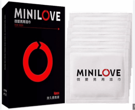 Male Sex Delay Wipes Packaging
