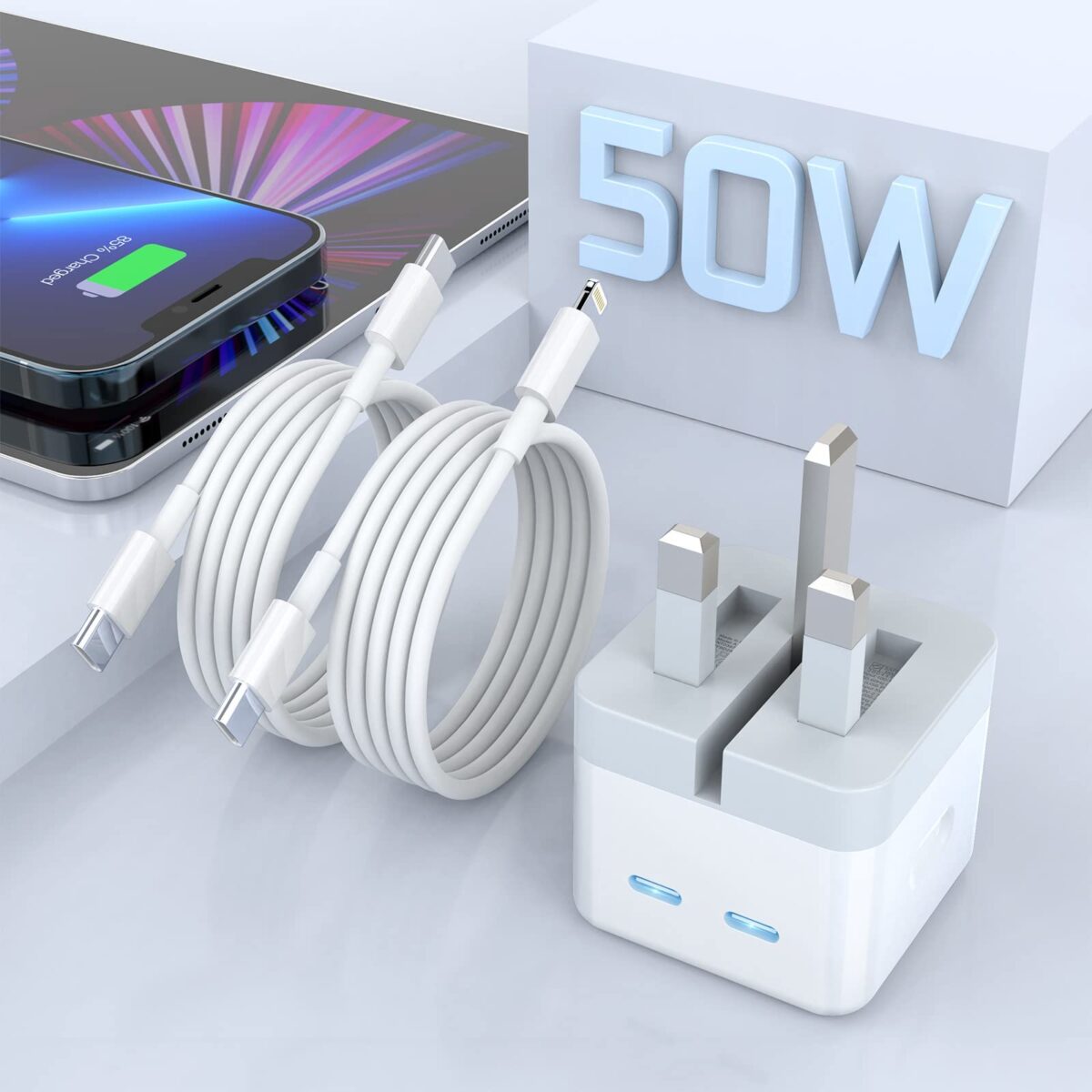 iPhone 14 Pro Max 50W USB-C+C Power Adapter - Apple iPhone, iPhone Price in Sri Lanka, Best Phones