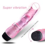 JELLY DILDO VIBRATOR FEMALE MASTURBATORS SEX TOY (8 Inches) - Sex Toys Sri Lanka
