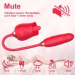 Rose Vibrator Thrusting Dildo Clit Licking Stimulator - Sex Toys Sri Lanka