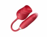 Rose Vibrator Thrusting Dildo Clit Licking Stimulator - Sex Toys Sri Lanka