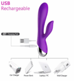 XXOO Waterproof Rabbit Vibrator Sex Toy For Women - Best Sex Toys Sri Lanka