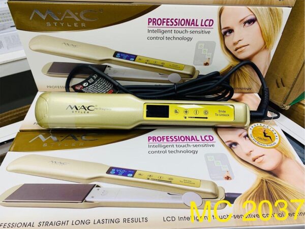 MAC Hair straigtener for all hair types reaches to 450 F