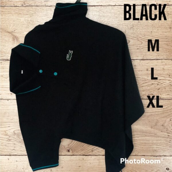 Men Black Lacoste Sport Polo T-Shirt