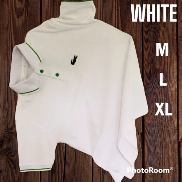 Lacoste White colour Sport Polo Men T-Shirt