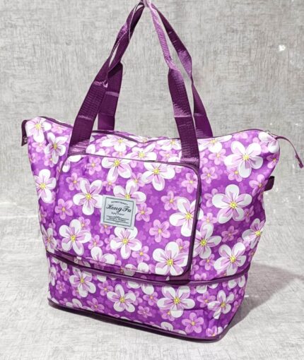 PRINTED FOLDING TRAVEL BAG