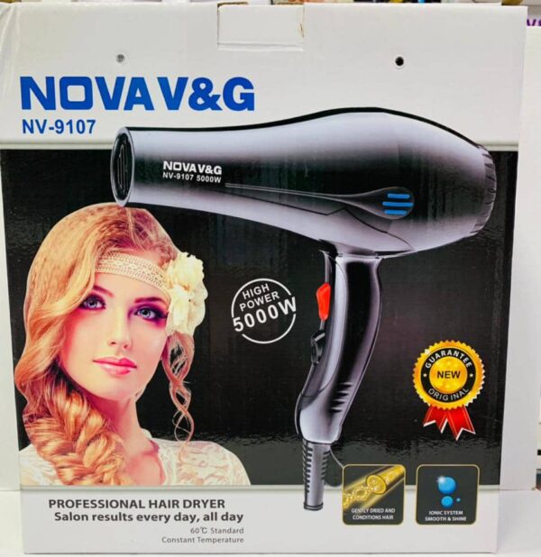 NOVA V&G 5000W HIGH POWER PROFESSIONAL HAIR DRYER