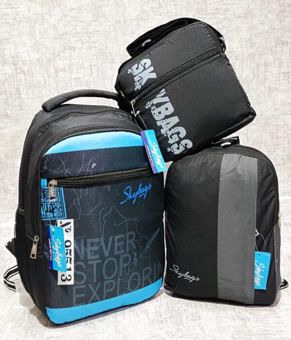 NEW SKY bag pack 3 pis combo With digital print