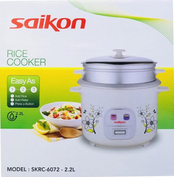 SAIKON Electric Rice Cooker 2.2L