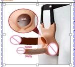 Double penetration strap on with vibrator sex toy - Premium sex toy for ultimate pleasure in Sri Lanka.