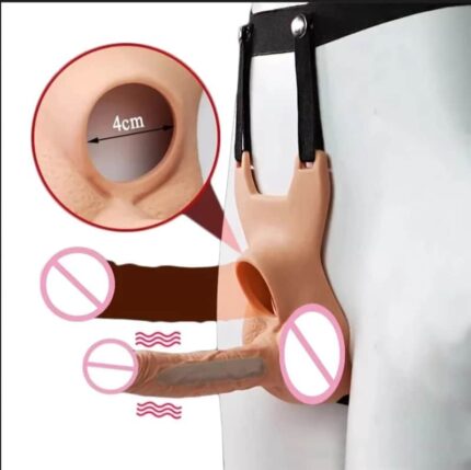 Double penetration strap on with vibrator sex toy - Sex toys Sri Lanka