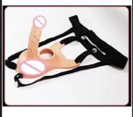 Double penetration strap on with vibrator sex toy - best sex toys in Sri Lanka.