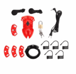 Electric Shock Plastic Male Chastity bdsm sex toy - Sex Toys Sri Lanka
