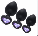 Anal Plugs Butt Plug - 3 Pcs 3 Sizes Silicone Butt Plug Sex Toy for sale in Sri Lanka - Sex Toys