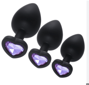 Anal Plugs Butt Plug - 3 Pcs 3 Sizes Silicone Butt Plug Sex Toy for sale in Sri Lanka - Sex Toys