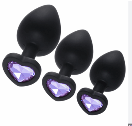 Anal Plugs Butt Plug - 3 Pcs 3 Sizes Silicone Butt Plug Sex Toy for sale in Sri Lanka - Sex Toys