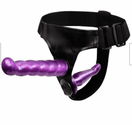 Double Dildo Strap On Lesbian & Couples Sex Toy - Perfect for couples and lesbians looking for a versatile sex toy in Sri Lanka.