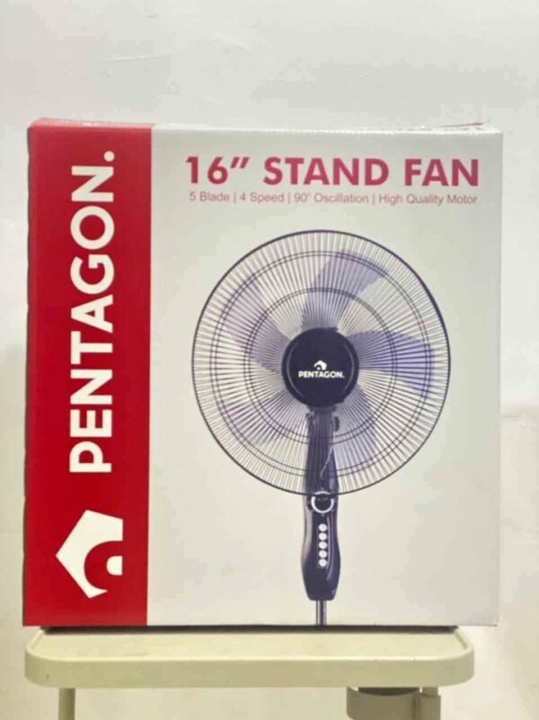 Pentagon Stand Fan 16"
