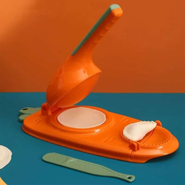 DIY Dumplings Maker Dough Pressing Tool Manual Wrapper Making Plastic Mold Dumpling Skin Artifact Dough Press Kitchen Accessory