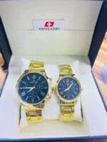 Swiss Army Chain Gold Watch Couple Watch - Sex Toys Sri Lanka