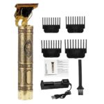 Vintage T9 Trimmer For Men Golden - Image 5