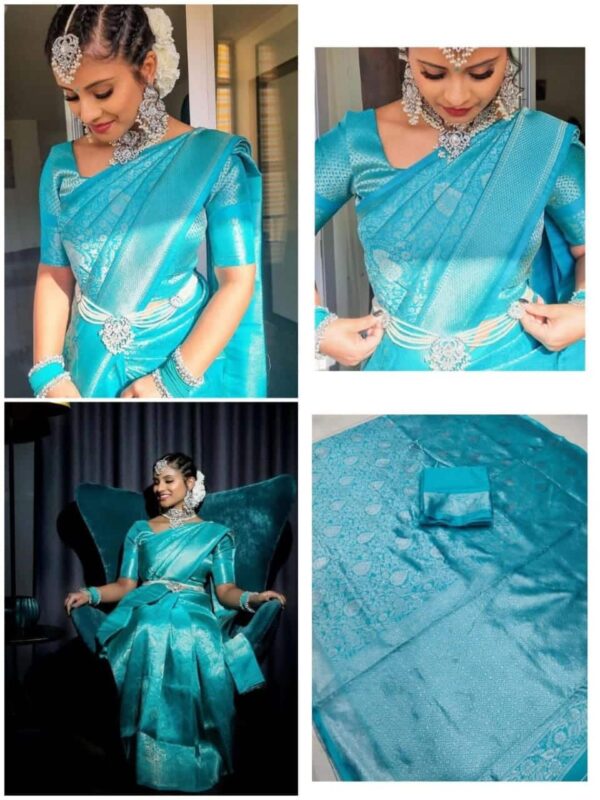 MULTY COLOR Richa Fashion World Silk Saree