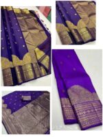 Silk Wedding Saree - Image 5