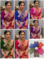 Silk Wedding Saree - Image 9